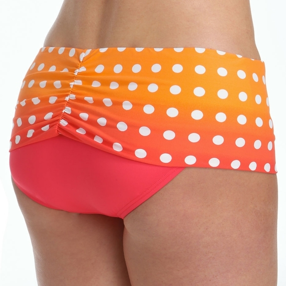 COCO REEF | Bahamas roll waist polkadot bikini swim bathing suit bottoms - Picture 12 of 13